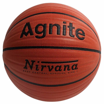 【得力旗下】安格耐特（Agnite）比赛训练精准投篮耐磨防撞室内外男女通用篮球 F1108波浪纹PU7号篮球