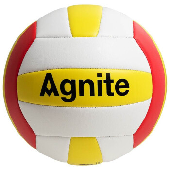 安格耐特（Agnite） 室内外通用教学比赛训练软排球 F1253 PVC软式机缝排球